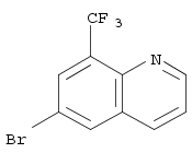Quinoline, 6-bromo-8-(trifluoromethyl)-